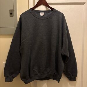 Classic Men's Mervyn Crewneck Sweatshirt - Charcoal size XXL